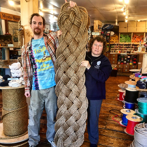 6 ft long door mat from Mystic Knotwork