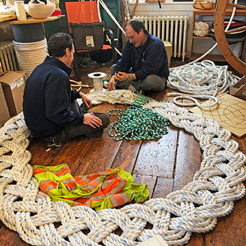 making the 7' sennett wreath Mystic Knotwork