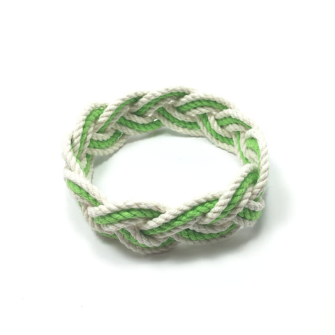 white and lime Mystic Knotwork