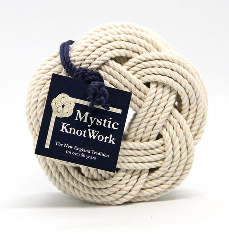 Mystic Knotwork white coaster set