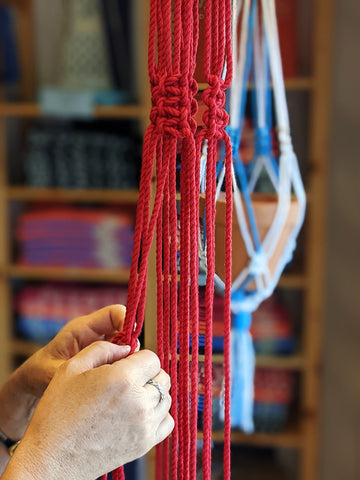 making plant hangers Mystic Knotwork