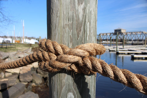 when you get to the end of your rope, tie a knot and hang on