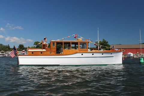 unknown antique boat