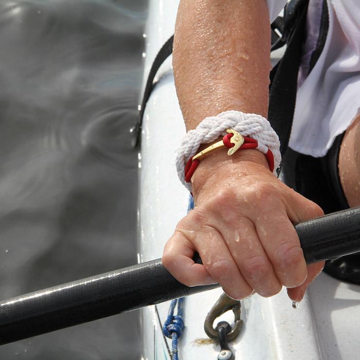 white sailor bracelet