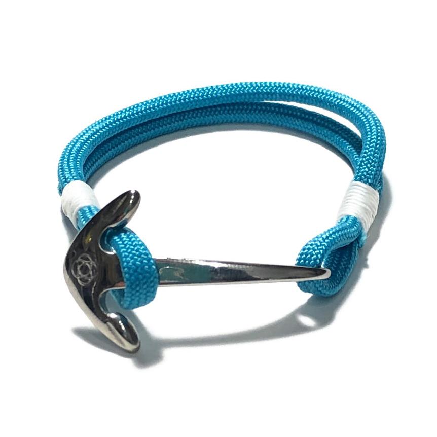 Turquoise Nautical Anchor Bracelet Stainless Steel 016