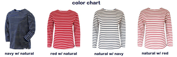 Breton Stripe Sailor Shirt - Color Chart