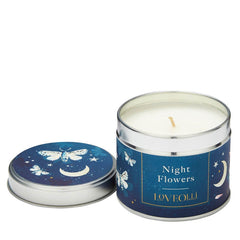 Ulster Weavers LoveOlli Night Flowers Scented Candle in Tin