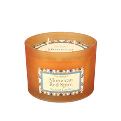 Candlelight Moroccan Red Spice Double Wick Scented Candle