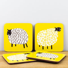 Ulster Weavers Dotty Sheep Set of 4 Coasters