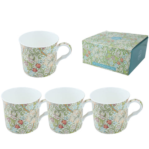 Heritage William Morris Golden Lily Mug Set | Free Delivery