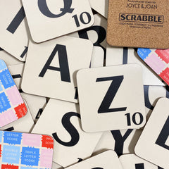 Scrabble Letter Tiles A to Z Coasters