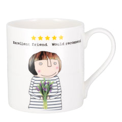 McLaggan Rosie Made A Thing Excellent Friend China Mug