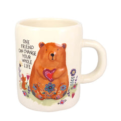 Natural Life One Friend Can Change Your Life Ceramic Mug