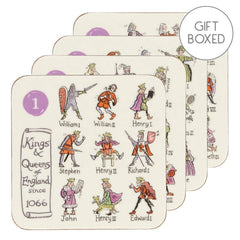 Picturemaps Kings & Queens Set of 4 Coasters