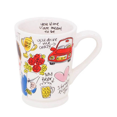 Wat leuk journalist Hiel Blond Amsterdam | Hand-Finished Mugs | Joyce & Joan | Free Delivery