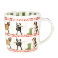 Alex Clark Country Dogs China Mug