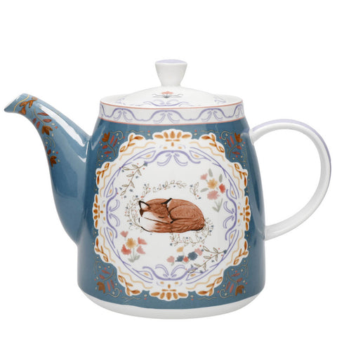 London Pottery Badger Blue Teapot 1 Litre Looseleaf Tea Infuser Teapot –  Joyce & Joan