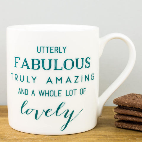 McLaggan Megan Claire Fabulous, Amazing, Lovely China Mug £12.89