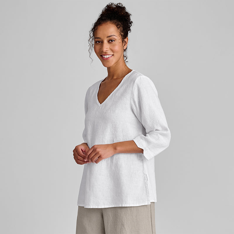 Shop The Florence Linen Flax Dress For Women's At Design Emporium