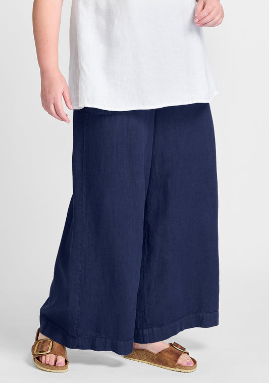Flattering Crop - Linen Pants