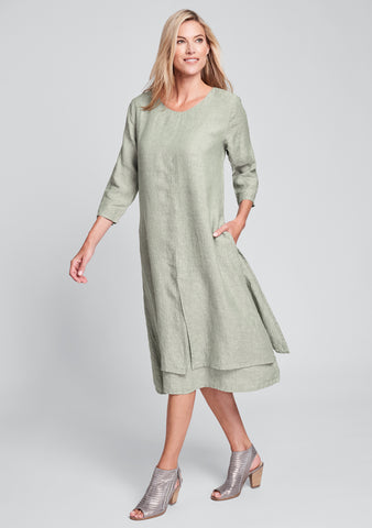 midi linen dresses for women