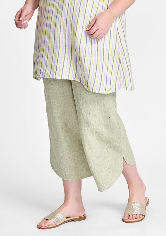 Flattering Crop - Linen Pants