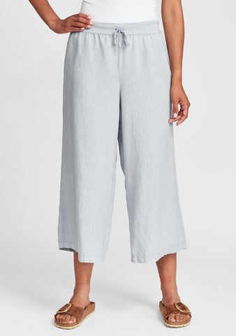 Linen Cropped Pants For Women - ShopFlax.com – FLAX
