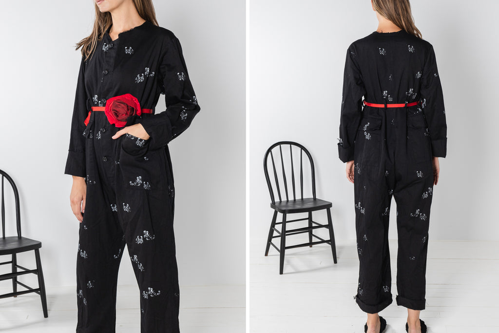 Elena Dawson Boiler Suit, Handprinted