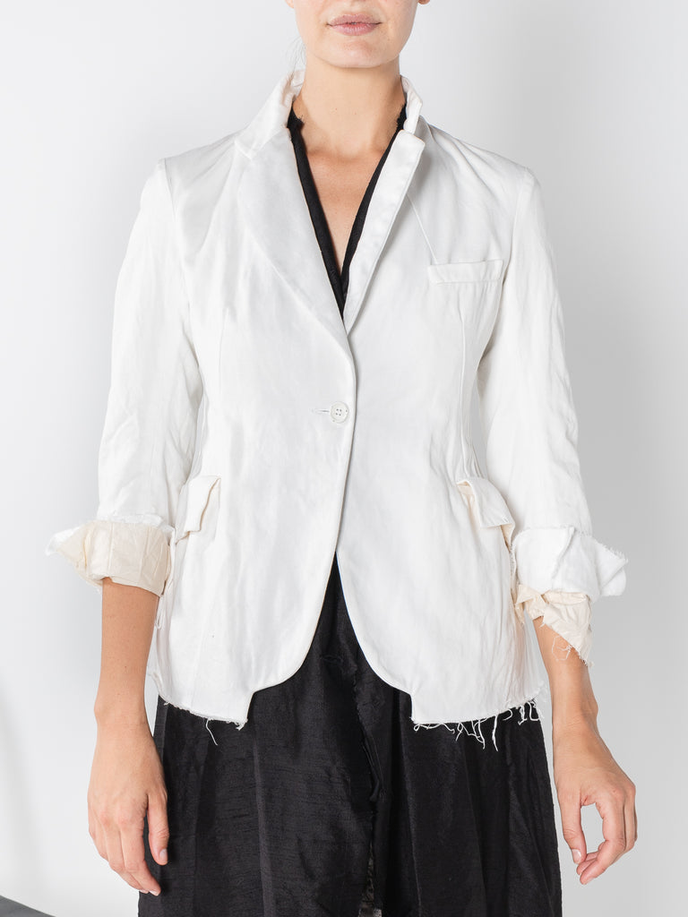 Elena Dawson Hacking Jacket, White