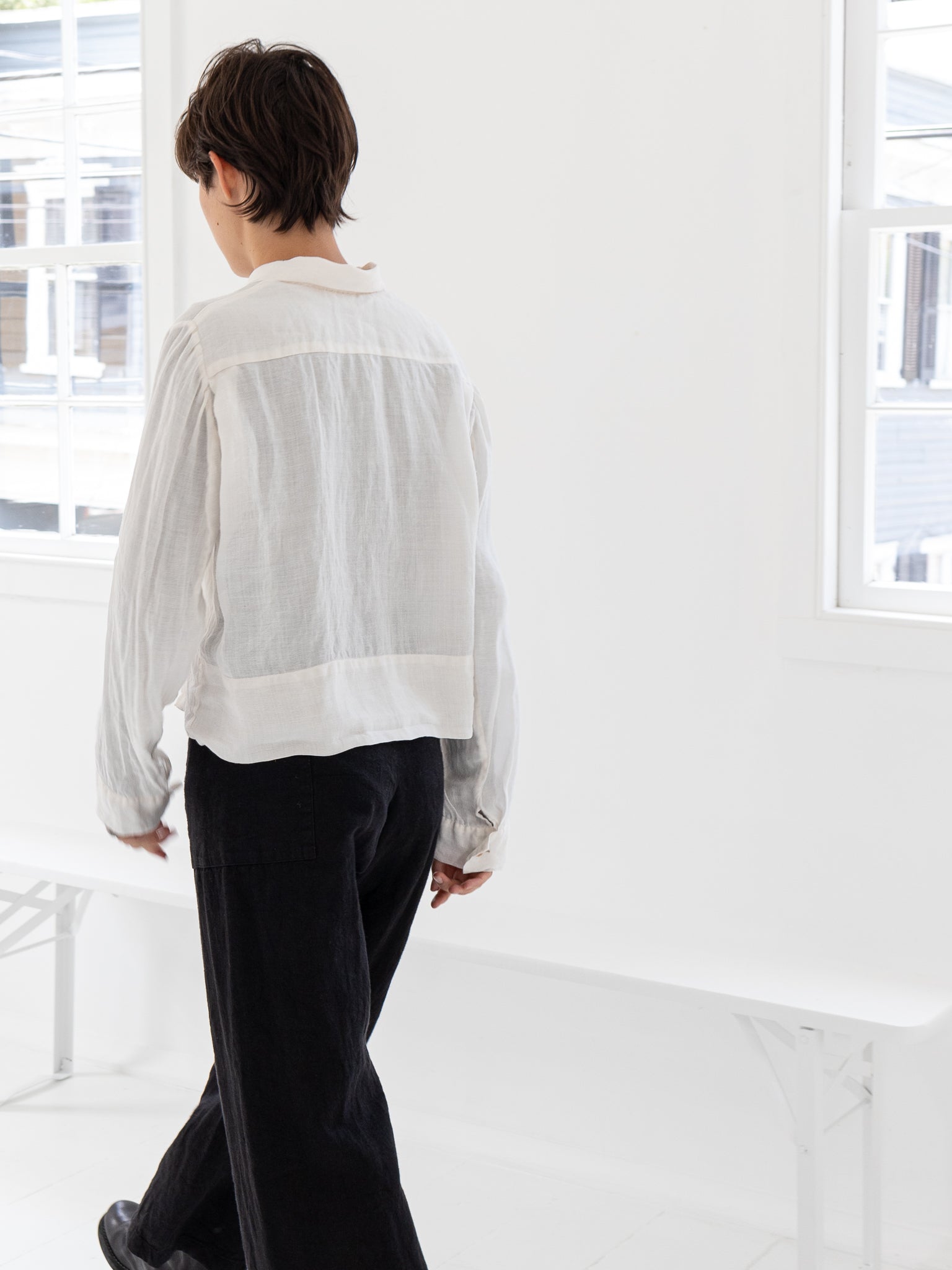 atelier suppan short shirt, tea