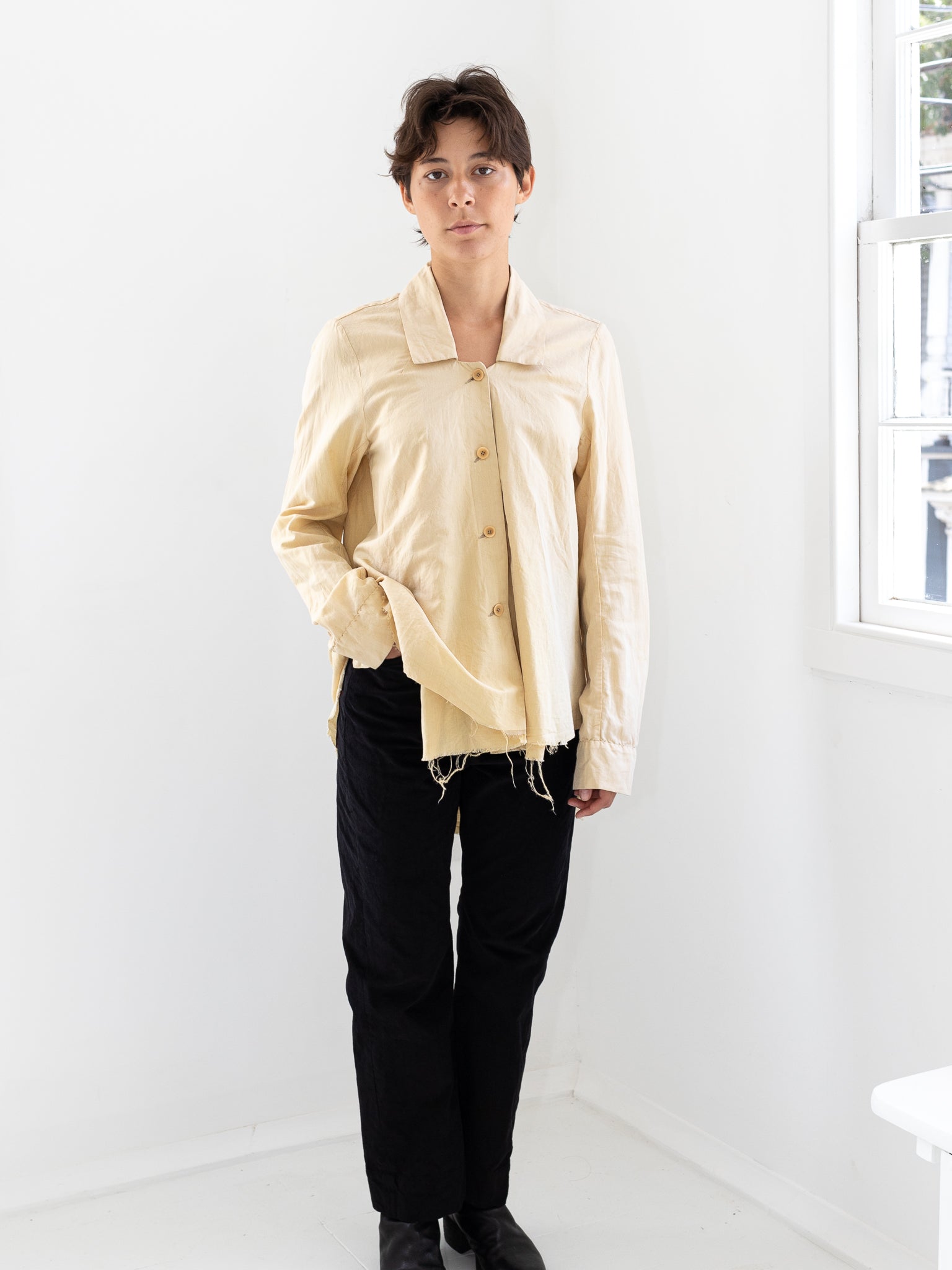 atelier suppan flared shirt