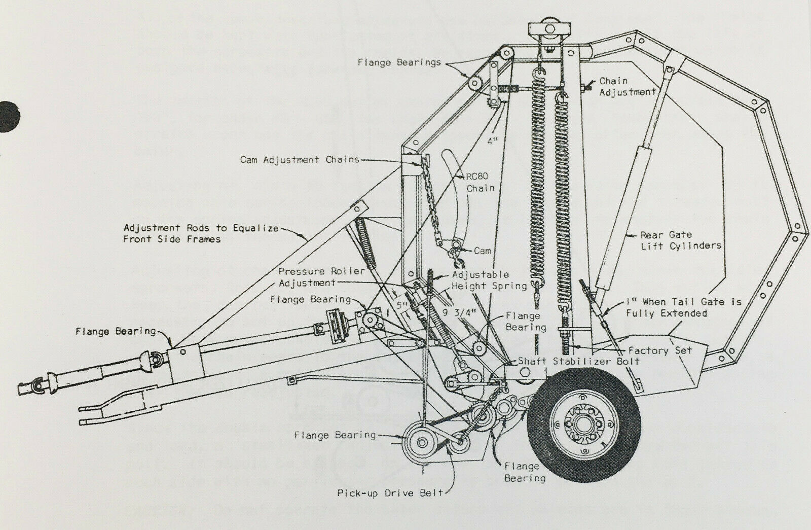 VERMEER 605C HAY BALER TRACTOR OPERATORS MANUAL OWNERS BOOK MAINTENANC