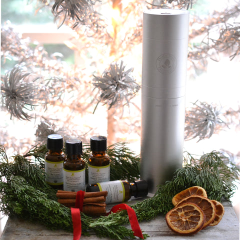 winter holidays diffuser blend recipe with essential oils