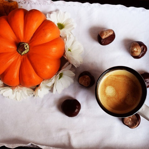 Fall Pumpkin Spice Latte with organic Cinnamon Oil  
