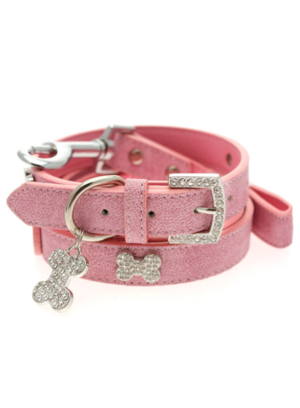 diamante dog collar