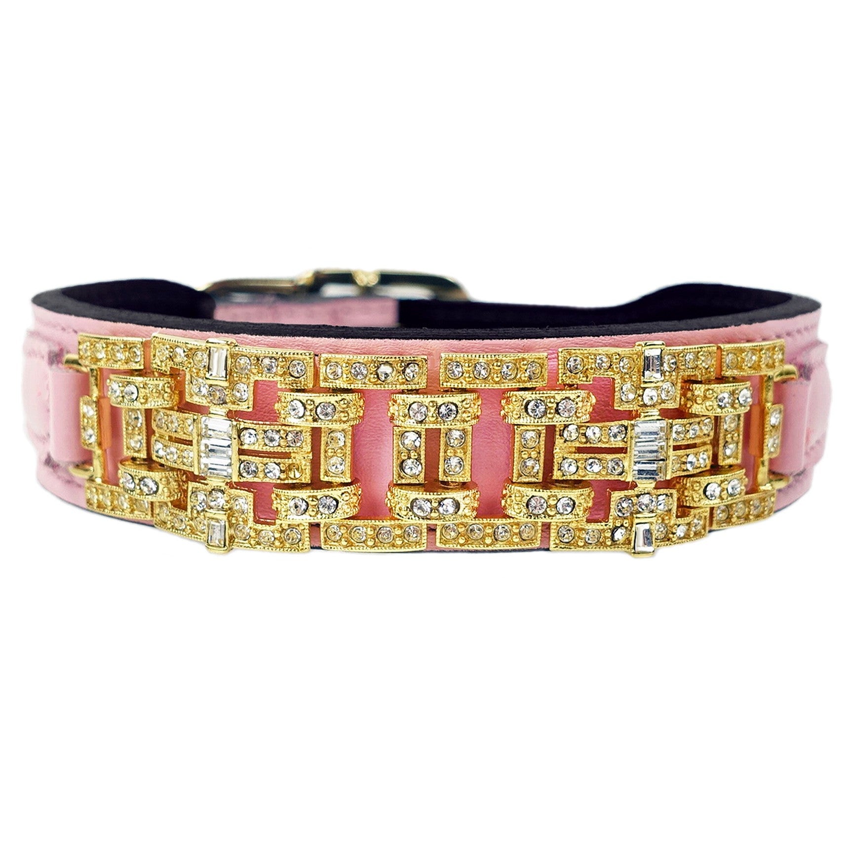 pink gucci dog collar