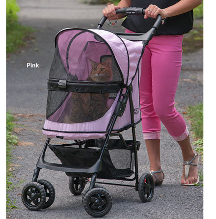 pet stroller pink