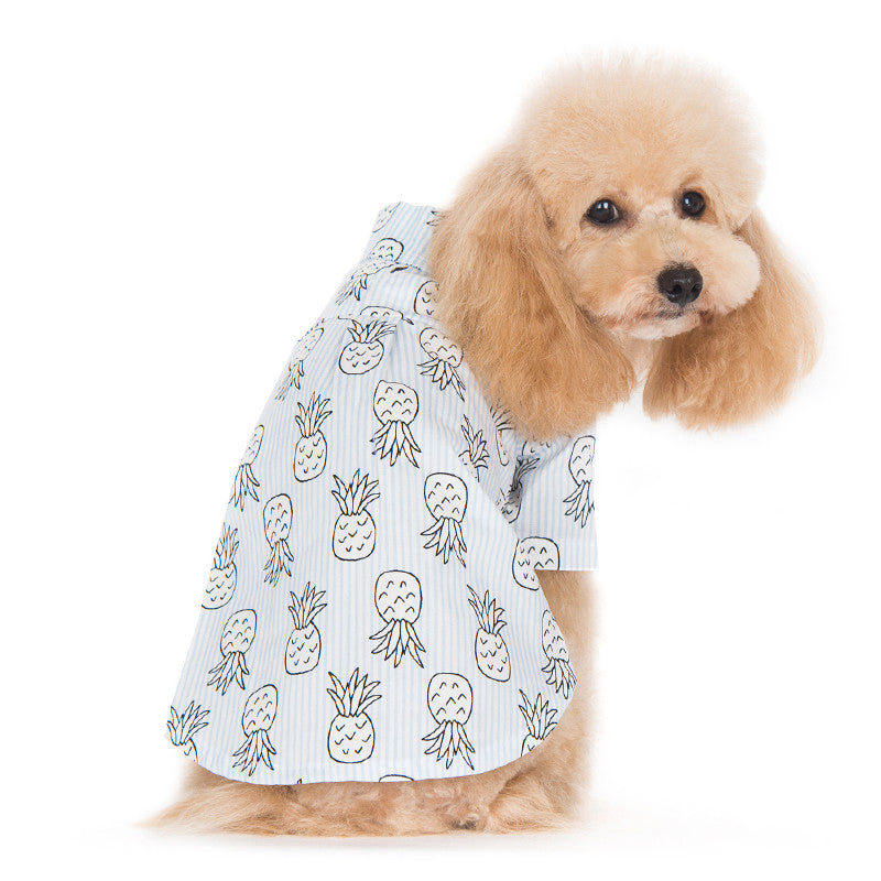 dog button up shirt