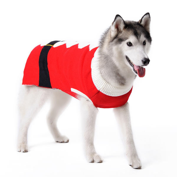 SANTA DOG SWEATER