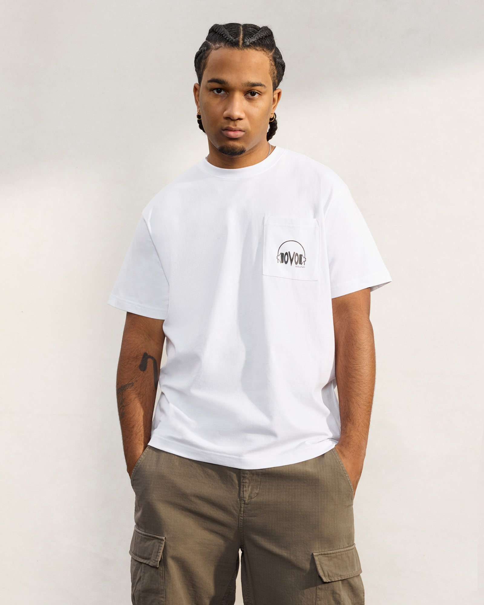 Sound Pocket T-Shirt - White