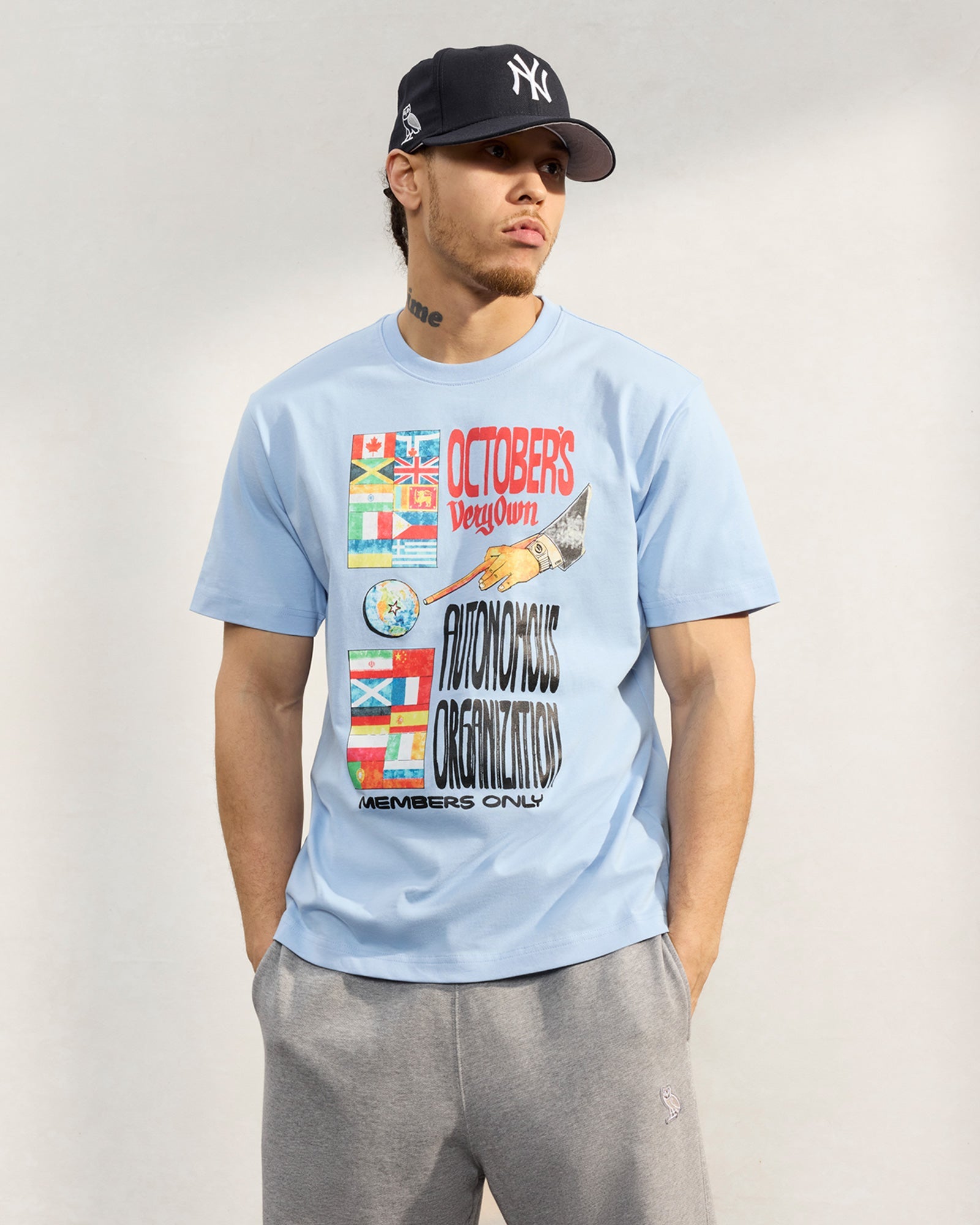 Global Syndicate T-Shirt - Light Blue