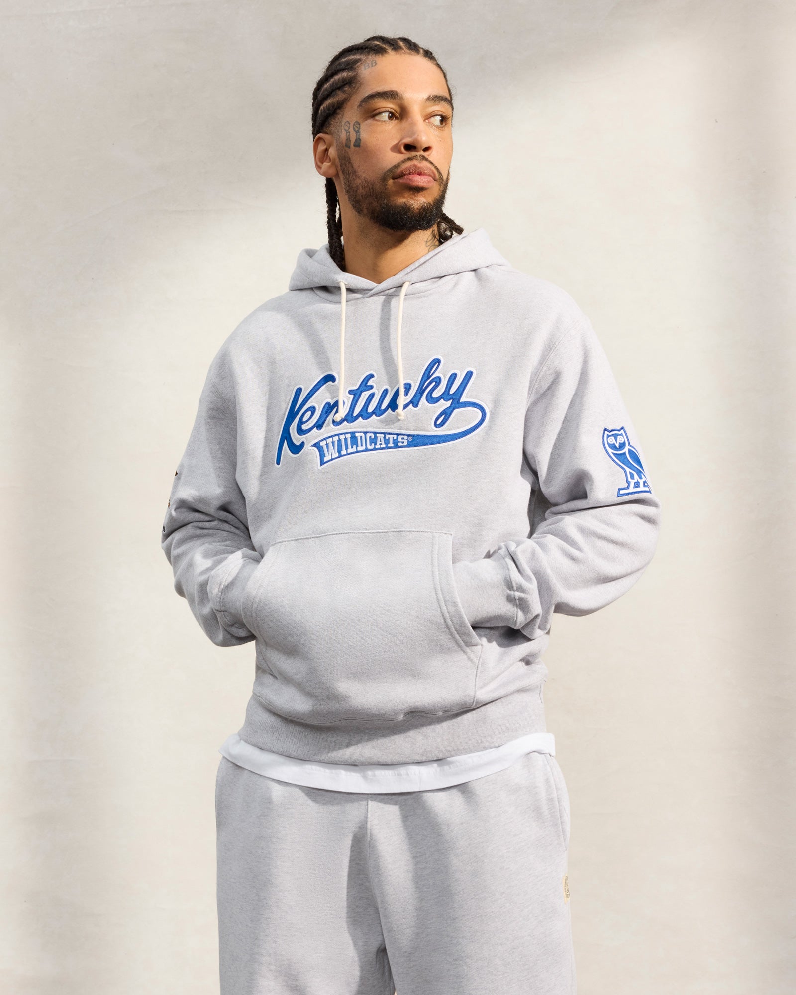 Kentucky Wildcats Hoodie - Ash Heather Grey