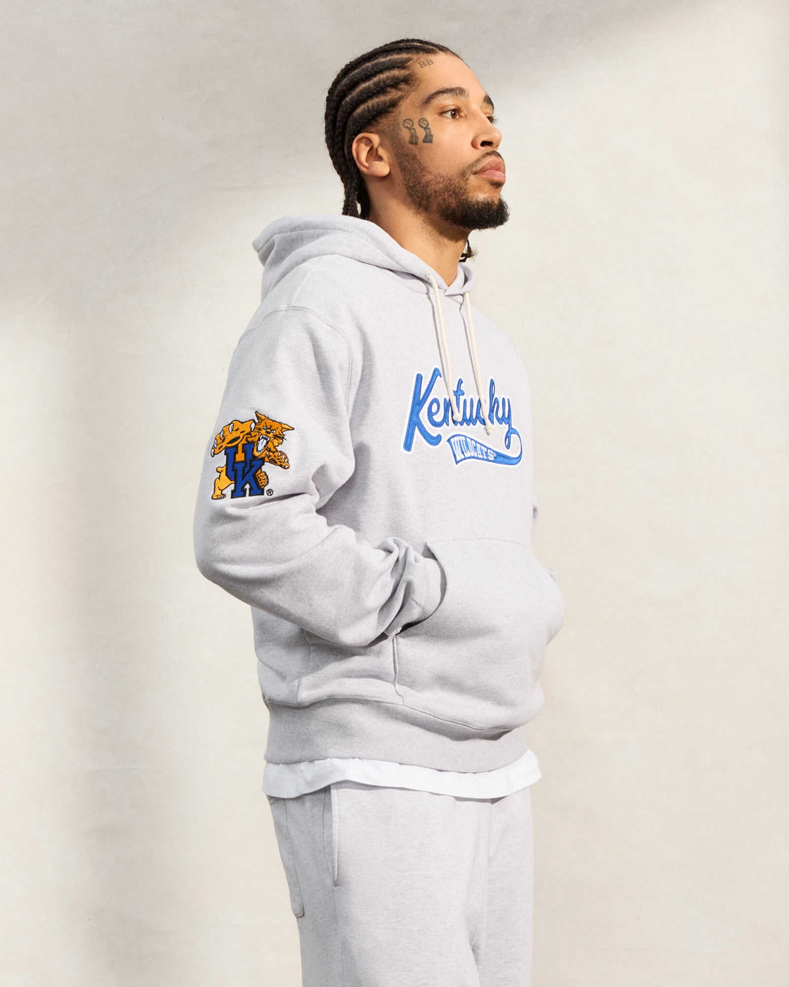 Kentucky Wildcats Hoodie - Ash Heather Grey