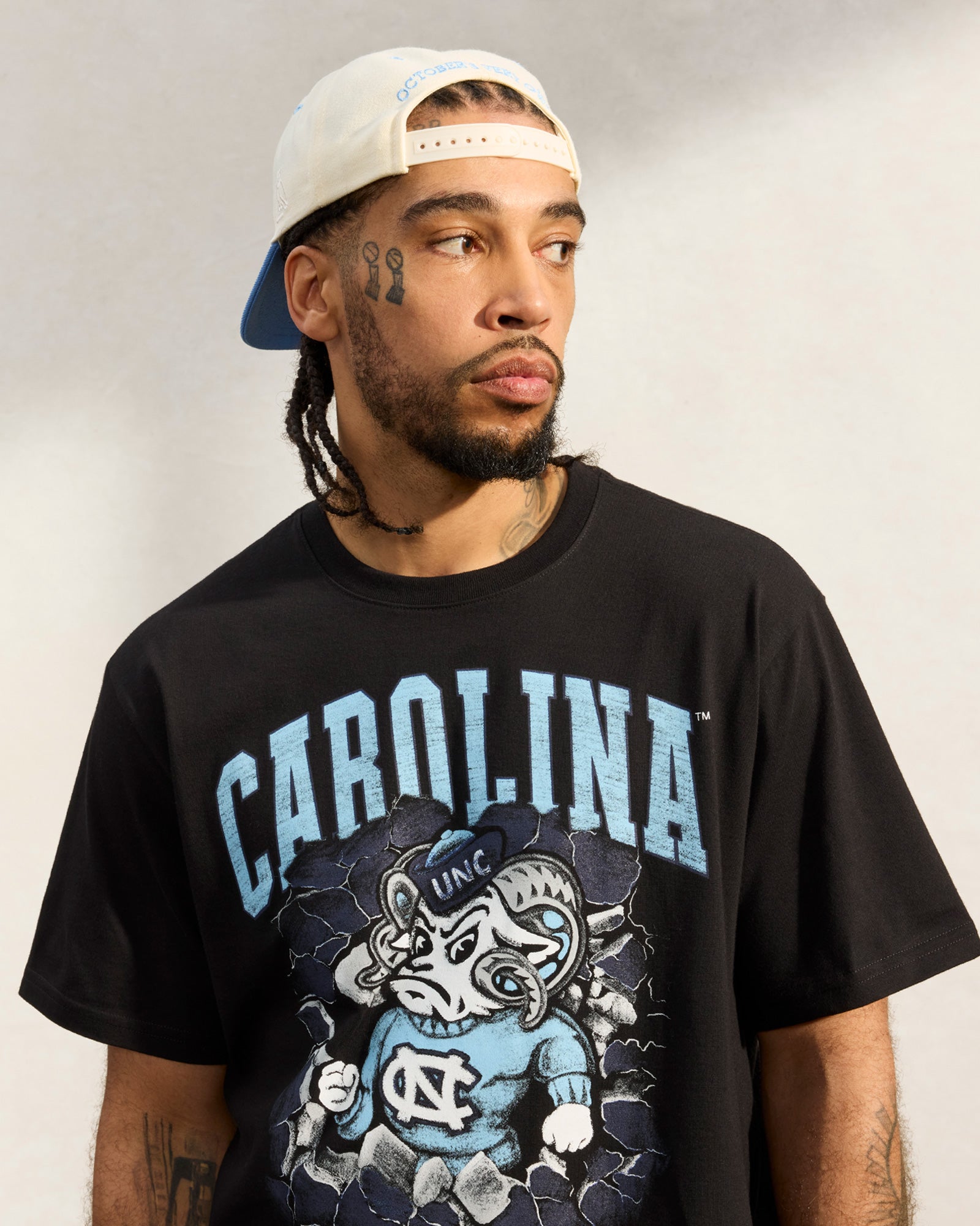 UNC Tar Heels Sportcap - Off White