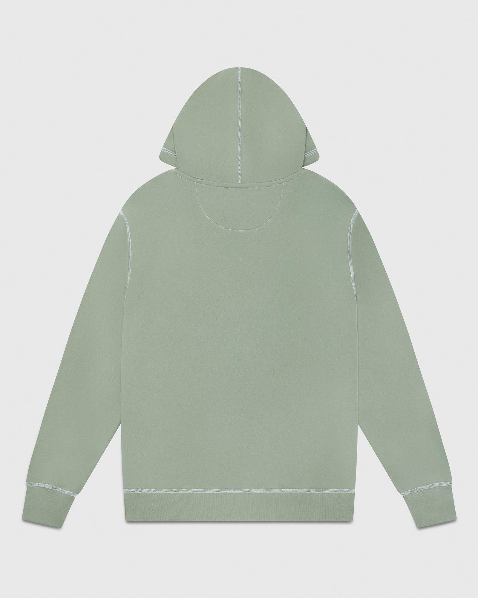 Contrast Stitch Hoodie - Mint