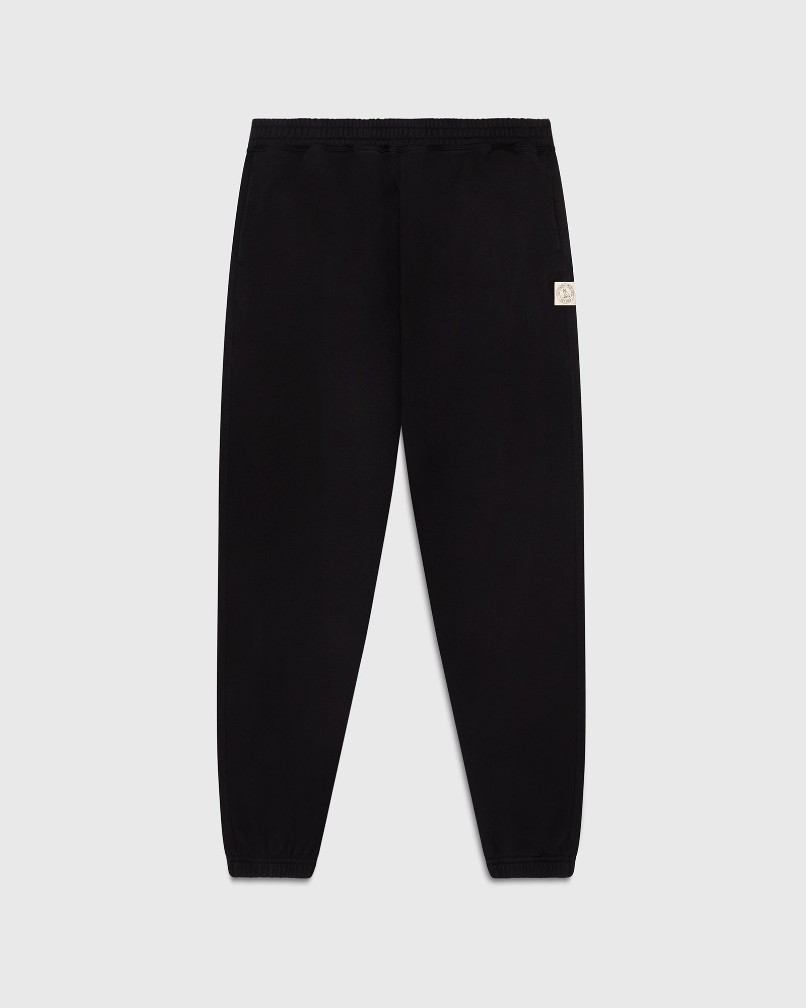 French Terry Relaxed Fit Sweatpant - Black