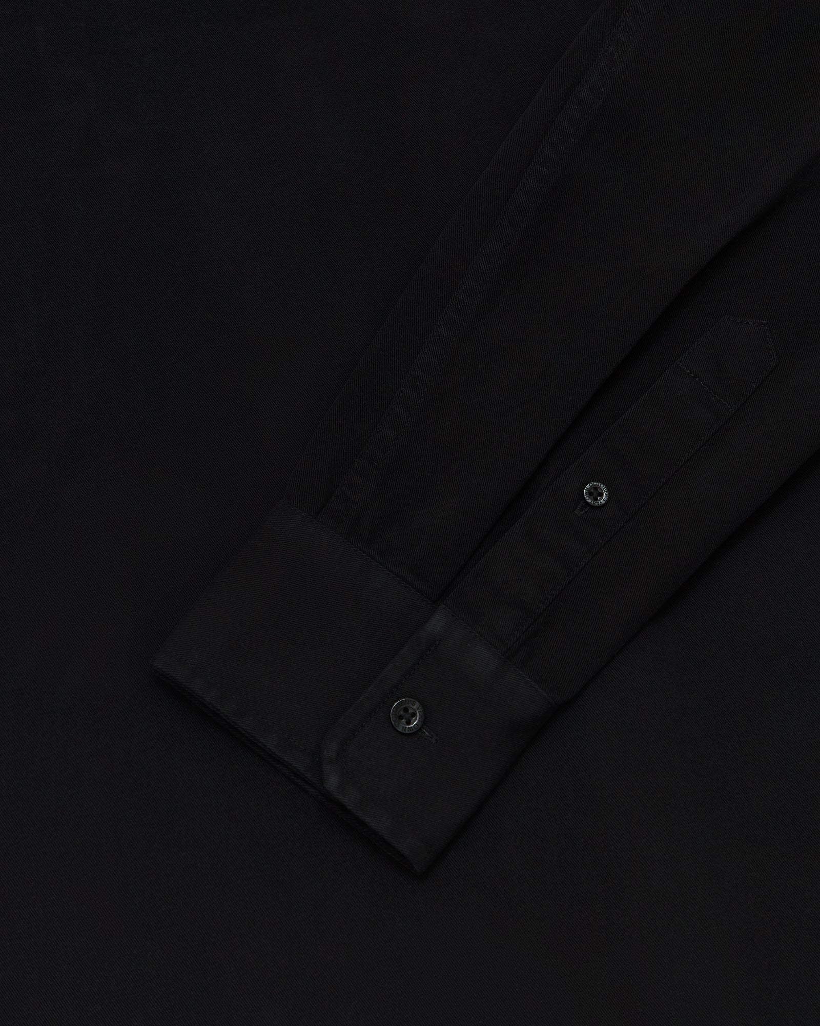 Garment Dyed Work Shirt - Black