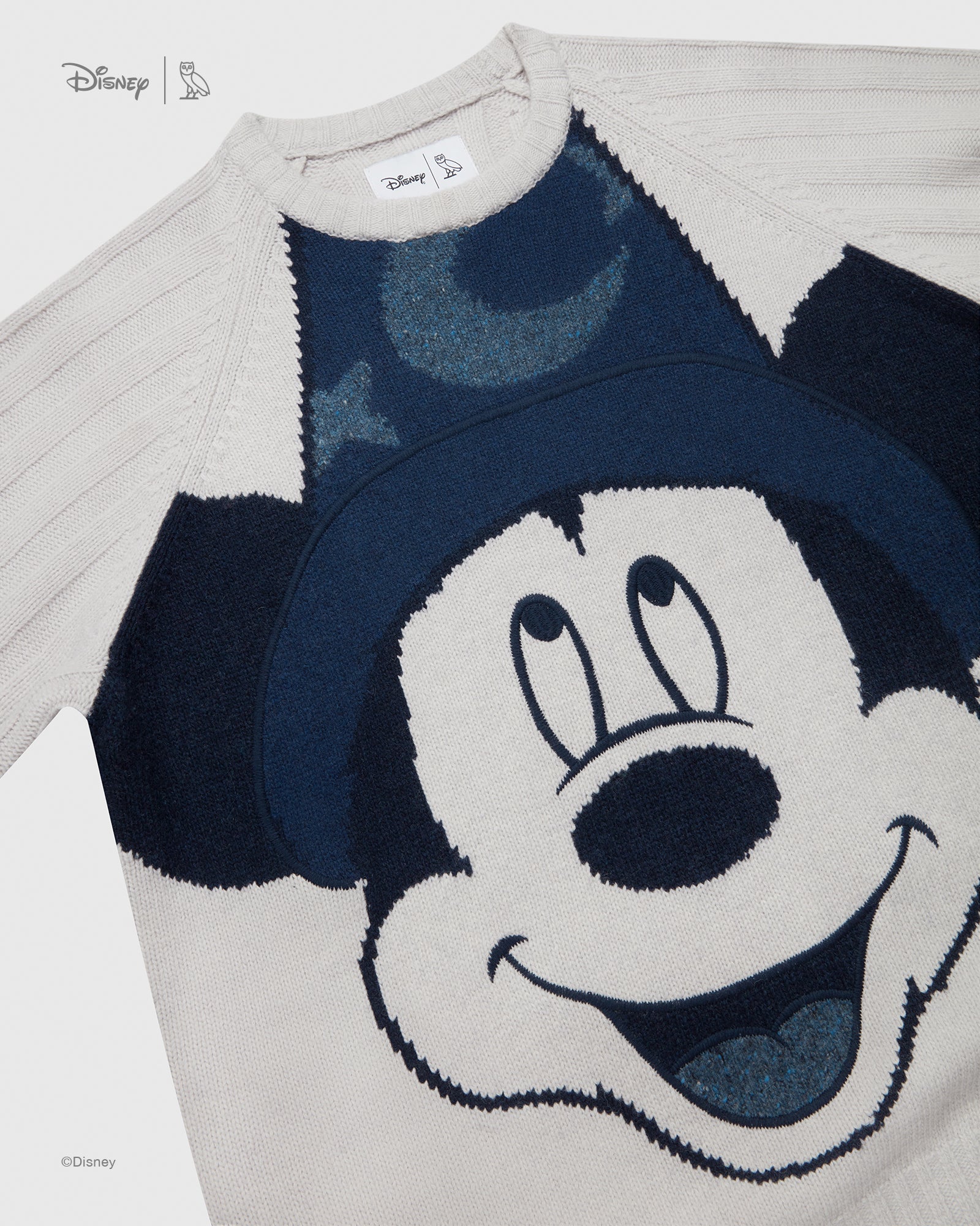 ©Disney Mickey Knit Sweater - Heather Grey