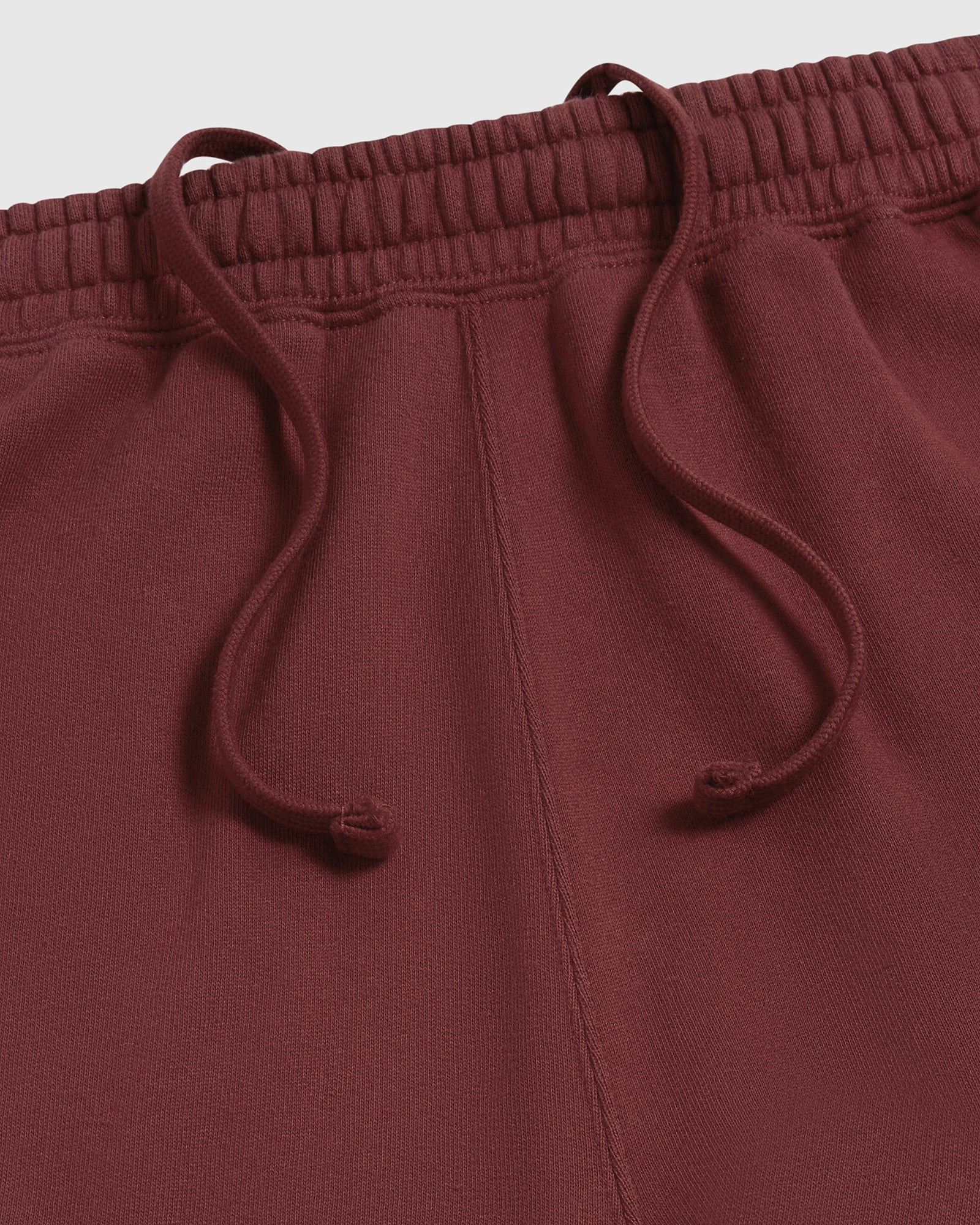 Collegiate Open-Hem Sweatpant - Dark Crimson