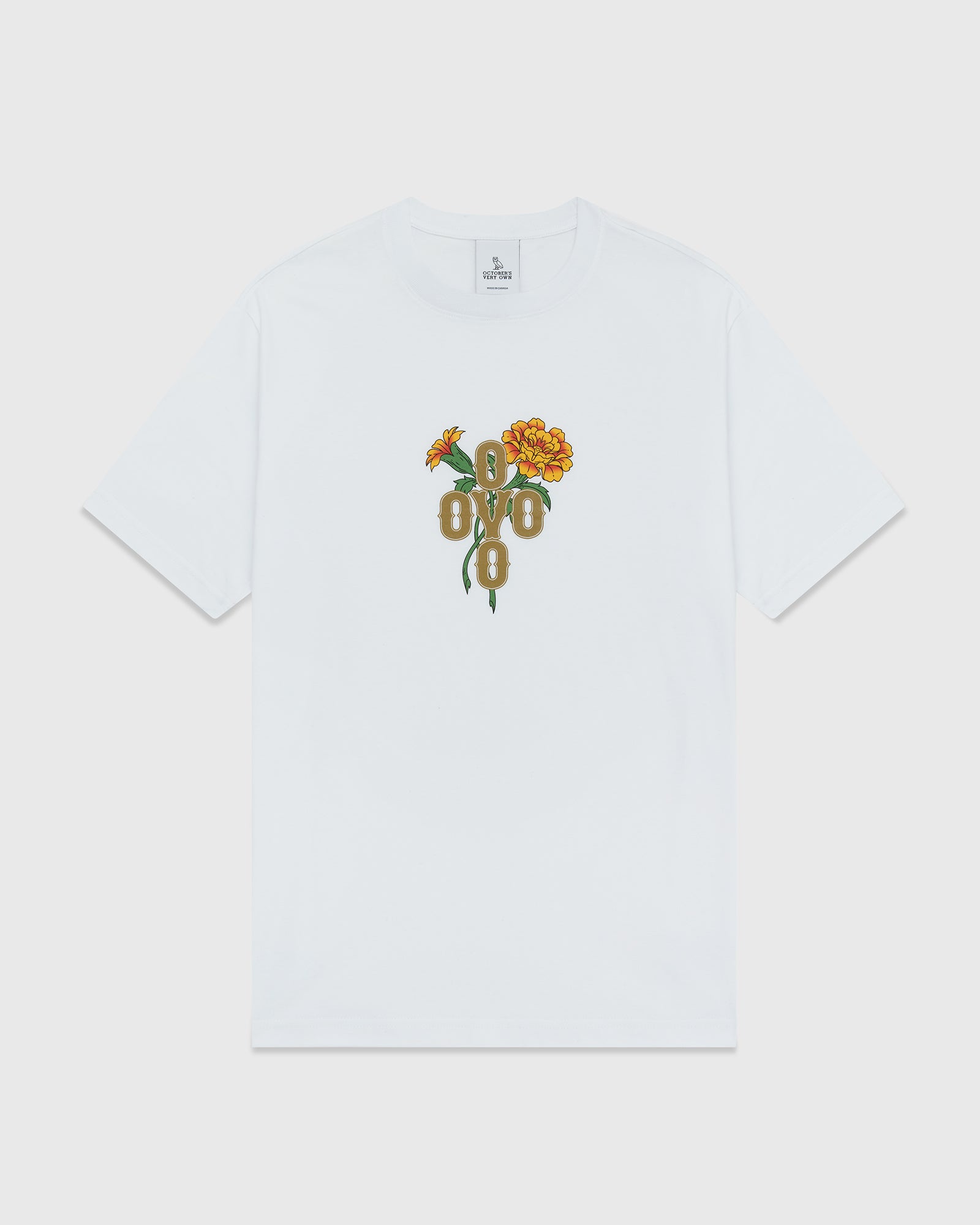 Marigold Pom Pom T-Shirt - White